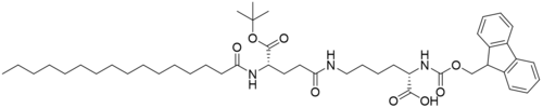 Fmoc-Lys (Pal-Glu-otBu)-OH
